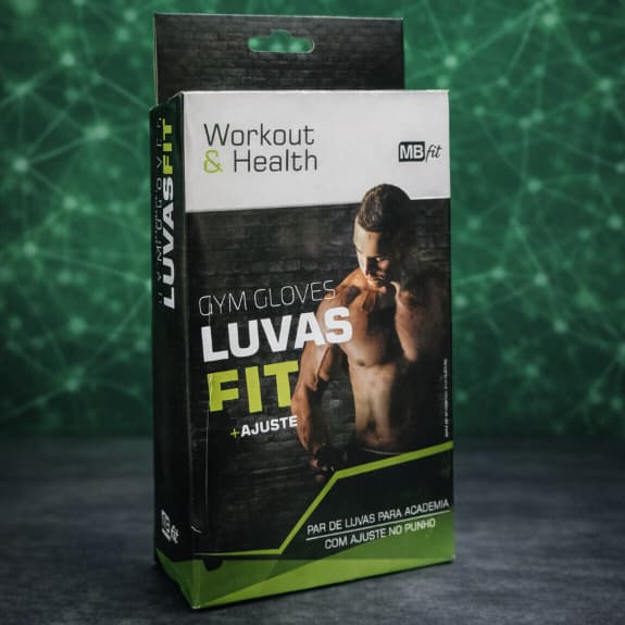 Luvas Fitness MBfit Luvas Fit para Academia com Ajuste no Punho