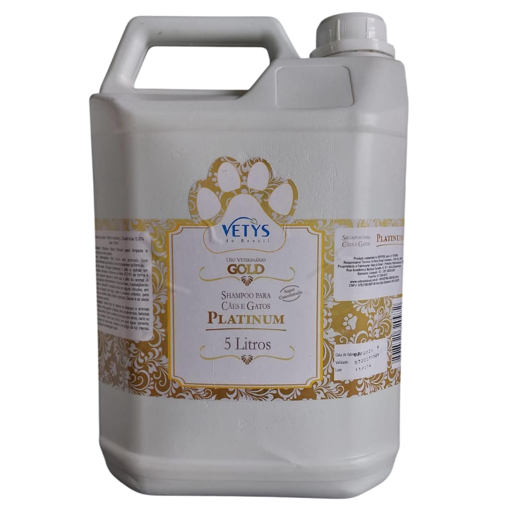 Shampoo Super Concentrado Gold Platinum Vetys