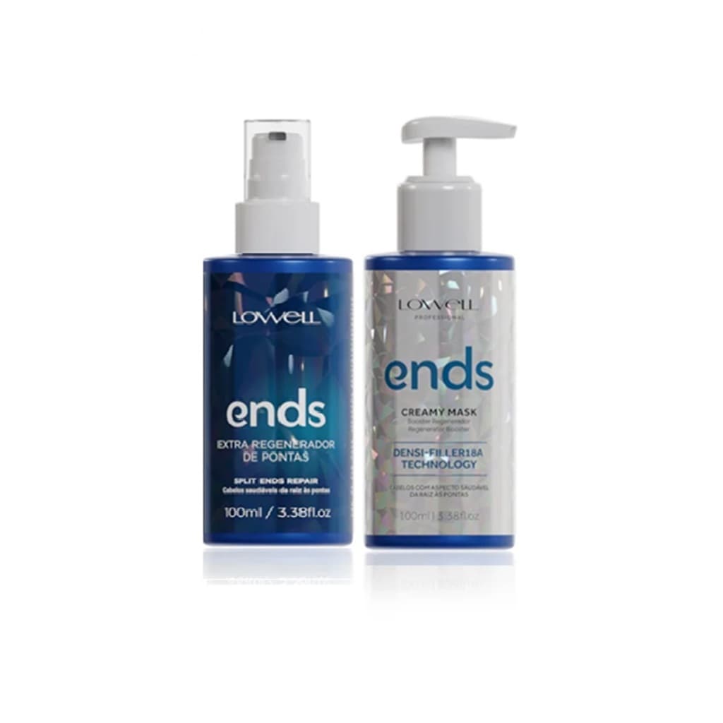 Kit Ends Booster Creamy Mask+regenerador Pontas 100ml Lowell