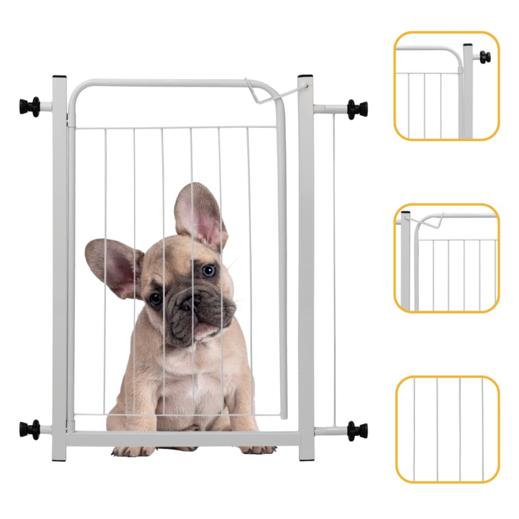 Portão de Proteção para Pets, Crianças e Bebês em Grade Aramada com Extensor 5cm
