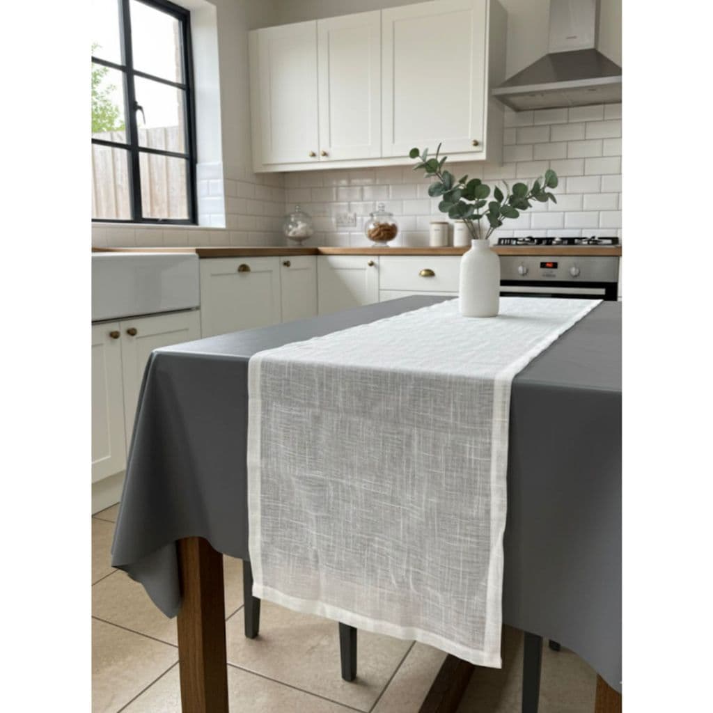 Caminho de Mesa Diversos Tamanhos Linho Decoração Trilho de Mesa Passadeira Luxo Rústico Promoção