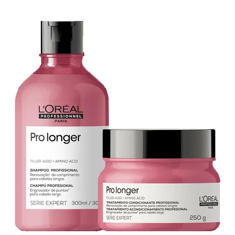 Kit PRO LONGER LOREAL Shampoo 300ml + Máscara 250g  L'oreal Profissional !