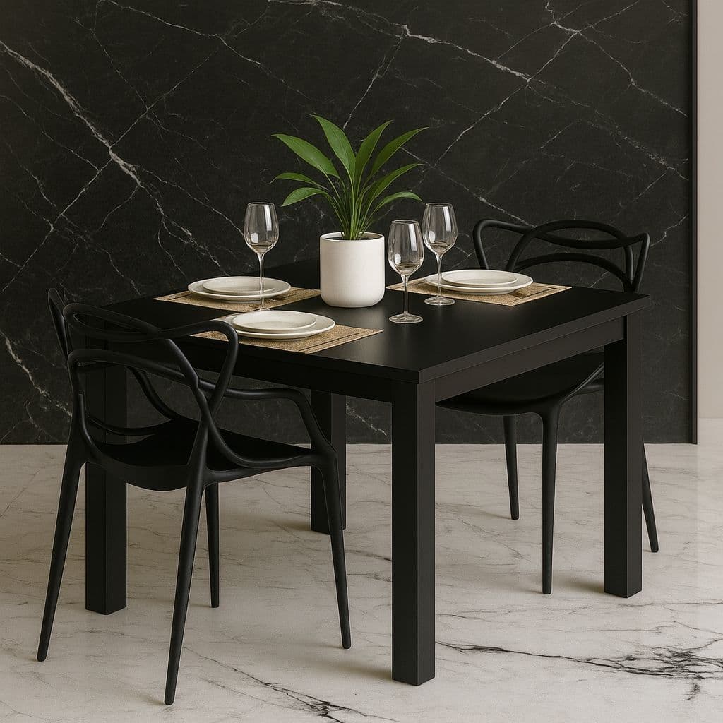 Mesa de Jantar com 4 Cadeiras para Área de Lazer e Gourmet