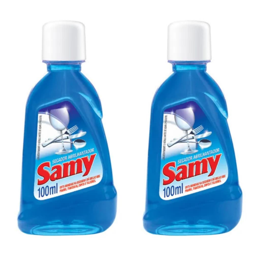 Secante e Abrilhantador SAMY 100ml Kit com 2 ou Unitário (Escolha a quantidade, ENVIO IMEDIATO)