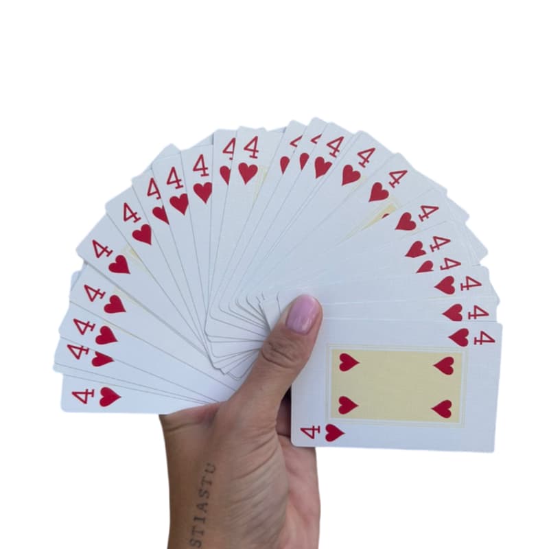 Baralho Mágico Rádio Todas as Cartas Ficam Iguais Truque de Cartas Mágica de Close-Up Ilusionismo Mágica com Cartas
