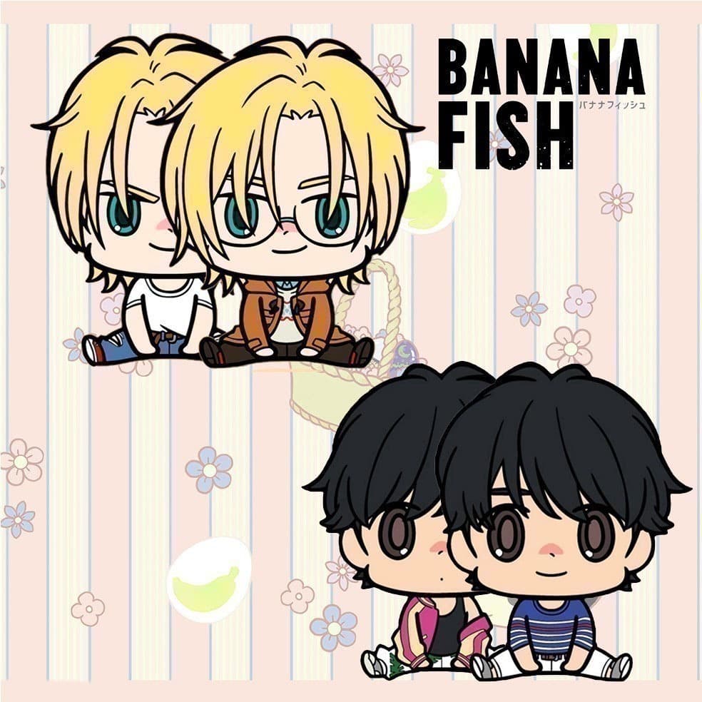 Almofada Chibi | Almofada decorativa | Yaoi | Banana Fish | Ash | Eiji