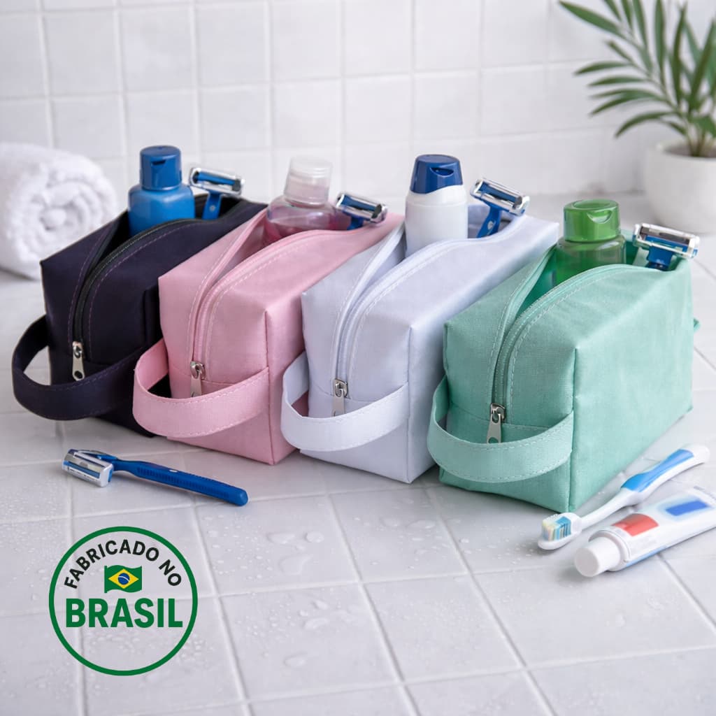 Necessaire Lisa Kit de Unidades Lembrancinha Presente ou Brinde Corporativo Direto da Fabrica