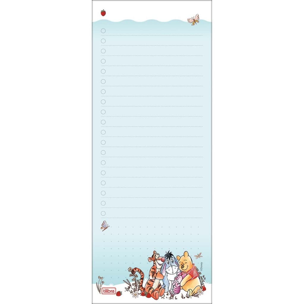 Tilembrete Decorado G Pooh 82x209mm 50 Folhas