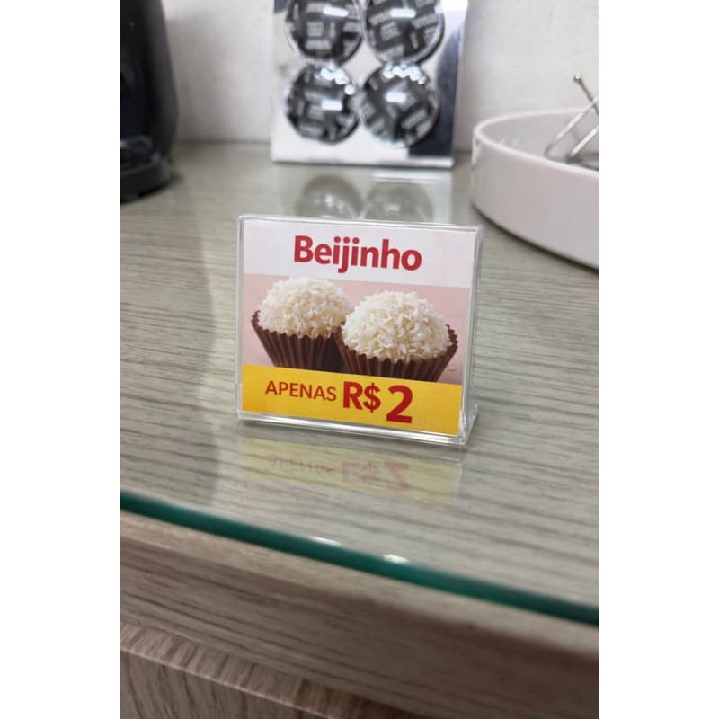 Display Porta Preço Kit com 10, 20 e 30. Ideal para Expositores 5x3cm