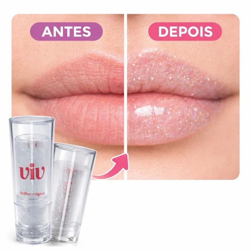 Batom Mágico Vivai - Cor Personalizada que Ajusta ao pH dos Lábios - Tonalidade Única para Cada Pessoa