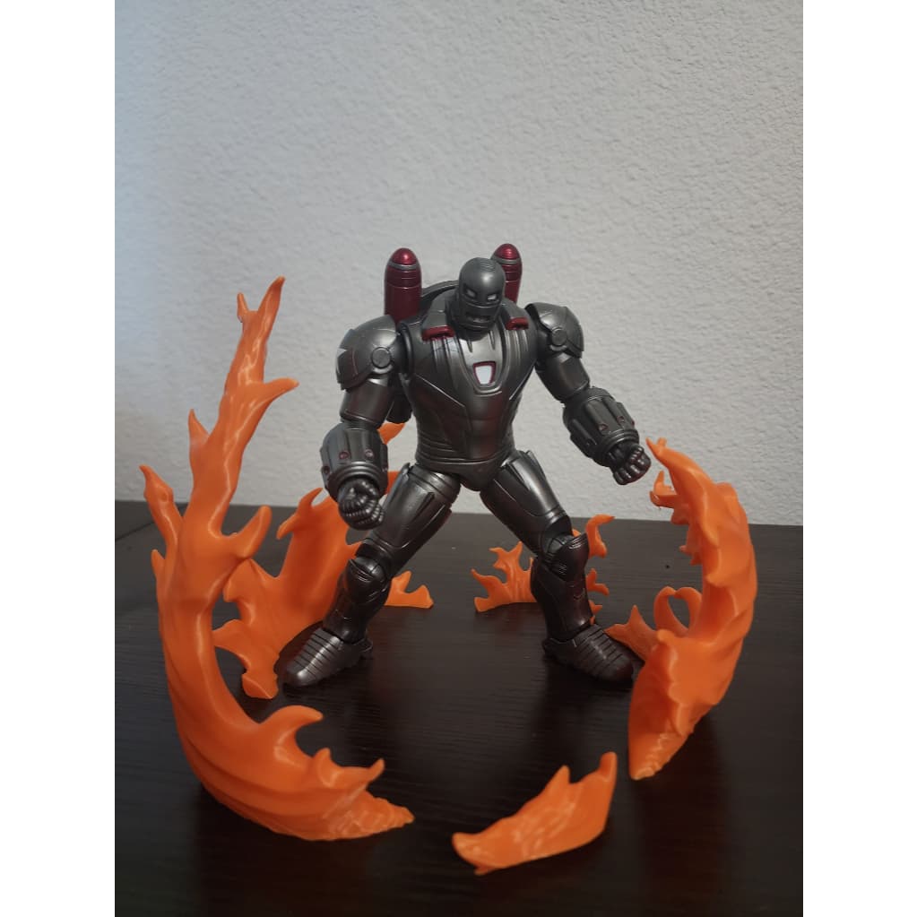 Muggora Efeitos de Chamas para Action Figure Acessórios ( Incluso Somente as Chamas )  Impressao 3D
