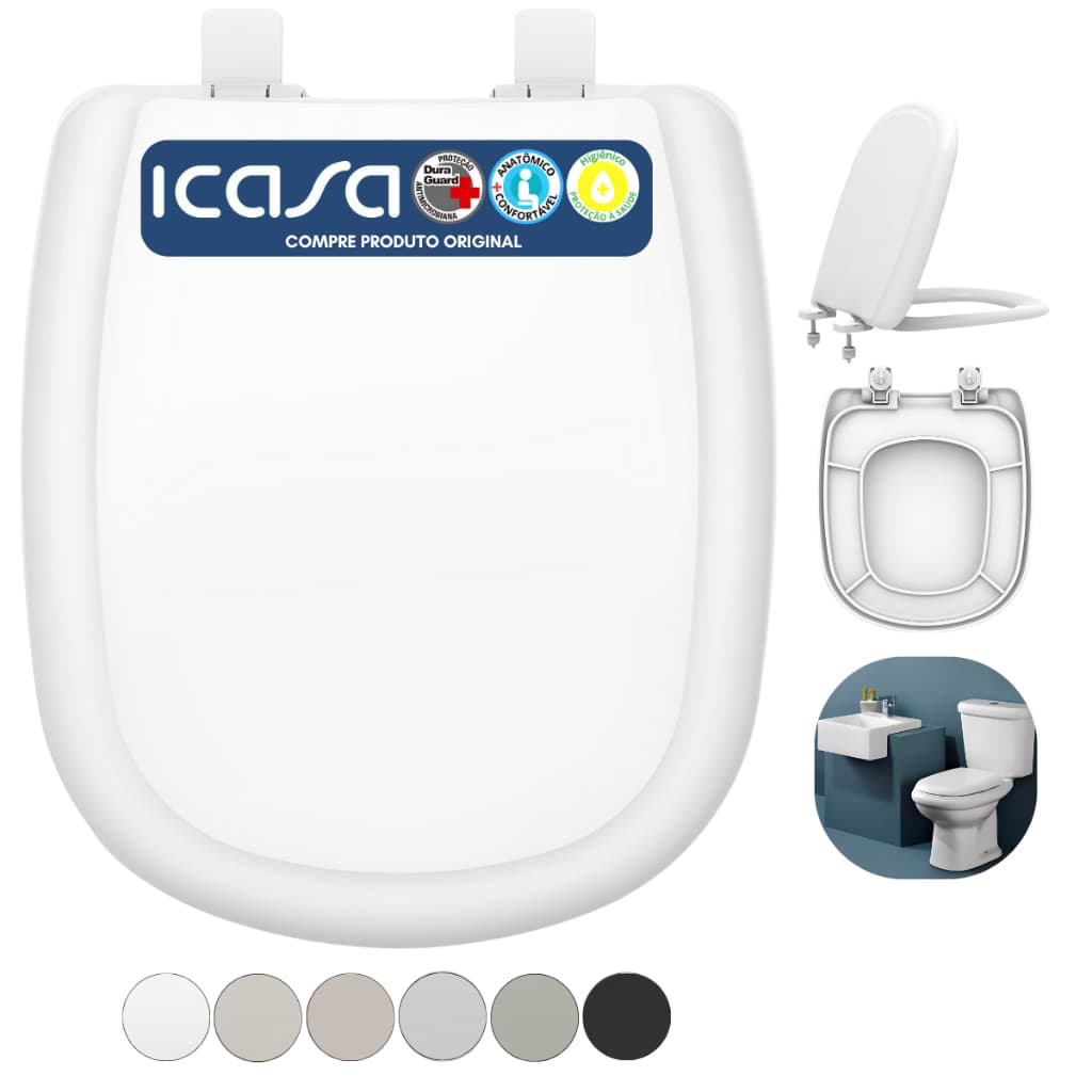 Tampa de Vaso Sabatini para Bacia Icasa Original 6lpf
