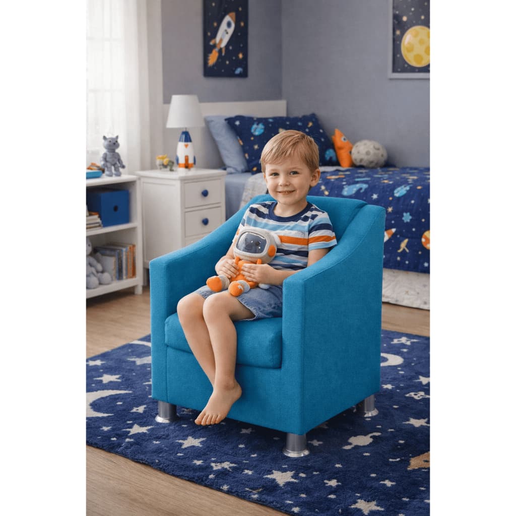 INFANTIL - Poltrona Cadeira Sofá Sofázinho Infantil para Crianças de 2 - 6 anos - Poltrona Tillinha Mini Tillak