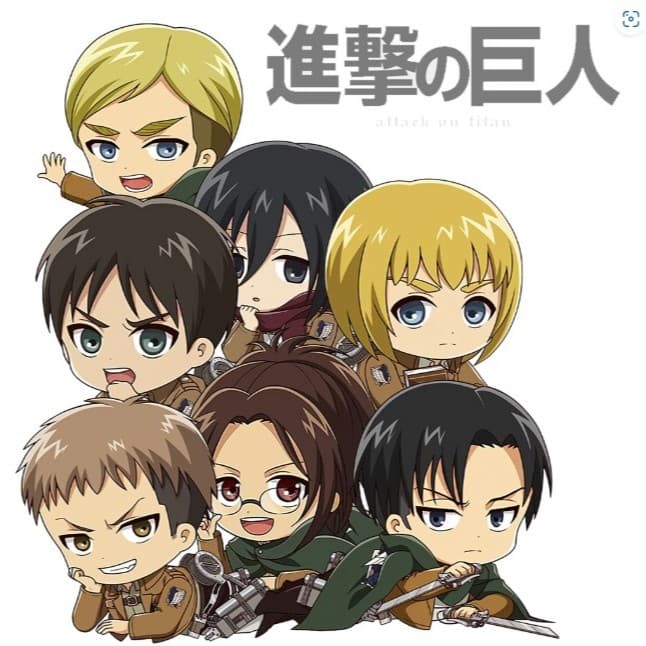 Almofada Chibi / Shingeki no kyojin / Attack on Tittan