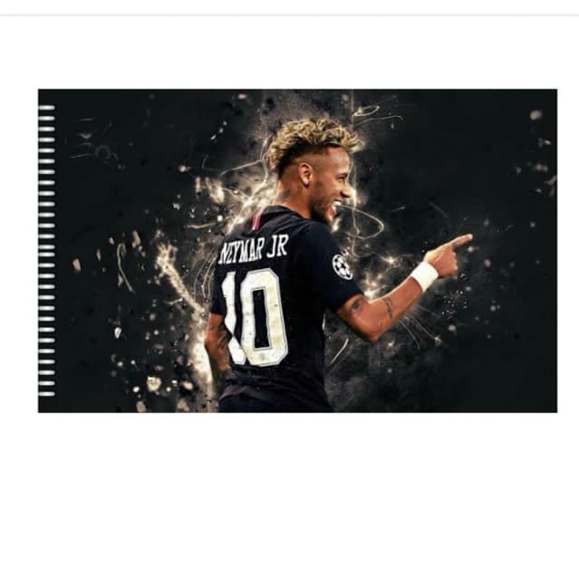 Caderno de Desenho Neymar 48 folhas