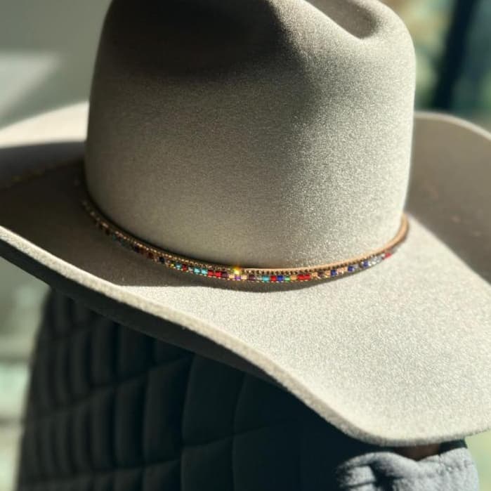 Bandinha para Chapeu Boiadeira Delicada Bandinha Stras Moda Country
