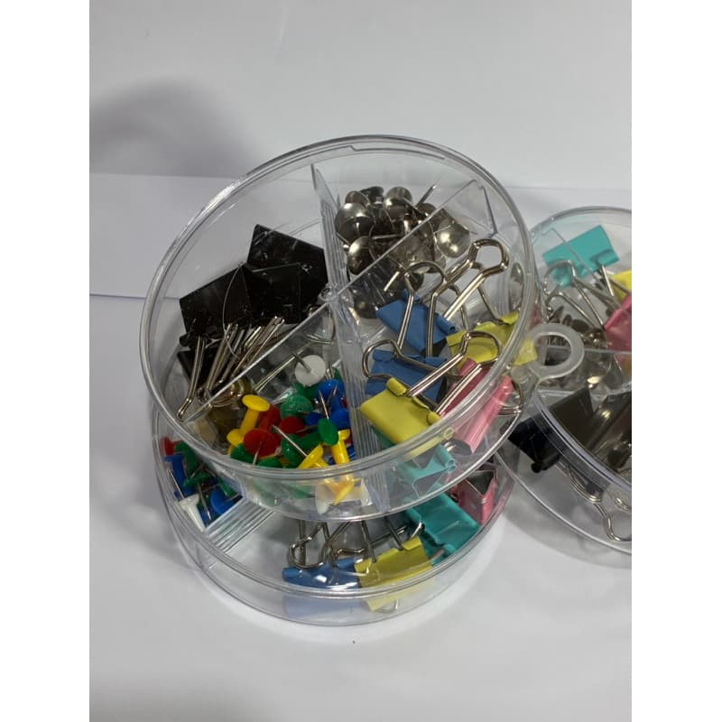 Kit de utensílios de Escritório - Prendedor de Papel e Tachinha de Papel