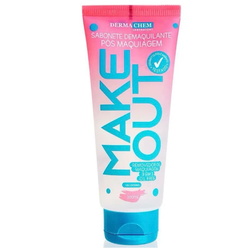 Sabonete Demaquilante 3 em 1 Oil Free | Sabonete liquido Remove Maquiagem em Segundos | Limpeza Profunda Facial
