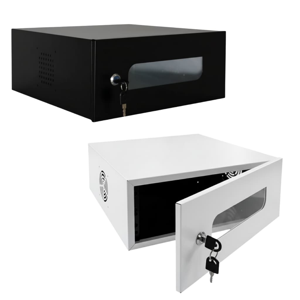 Mini Rack Servidor 15U 19” Organizador Parede para Redes Telecom DVR Equipamentos Segurança