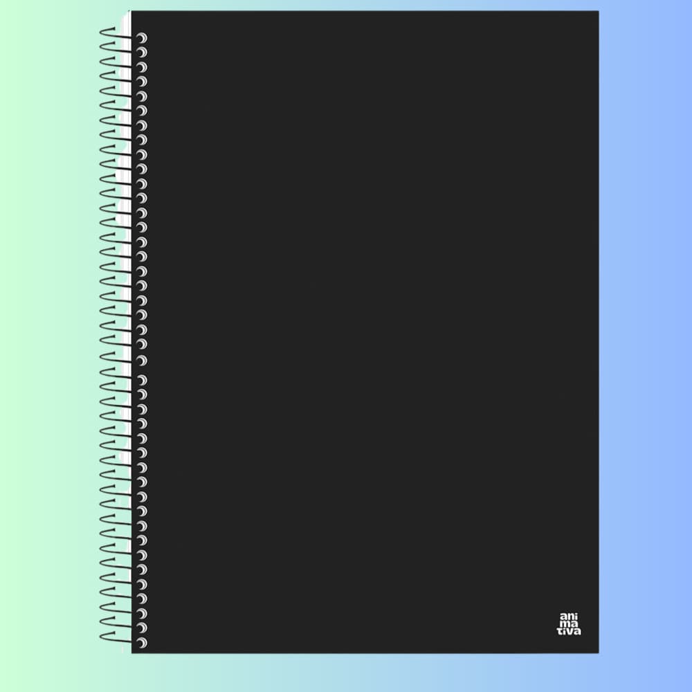 Caderno universitário Espiral 20 Matérias - 280 folhas