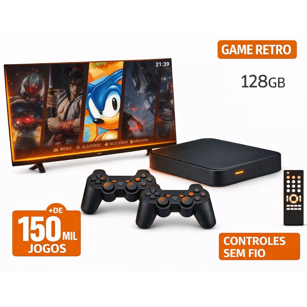 Video Game Retro Elite 4.8 150.000 Jogos – Modelo 2026