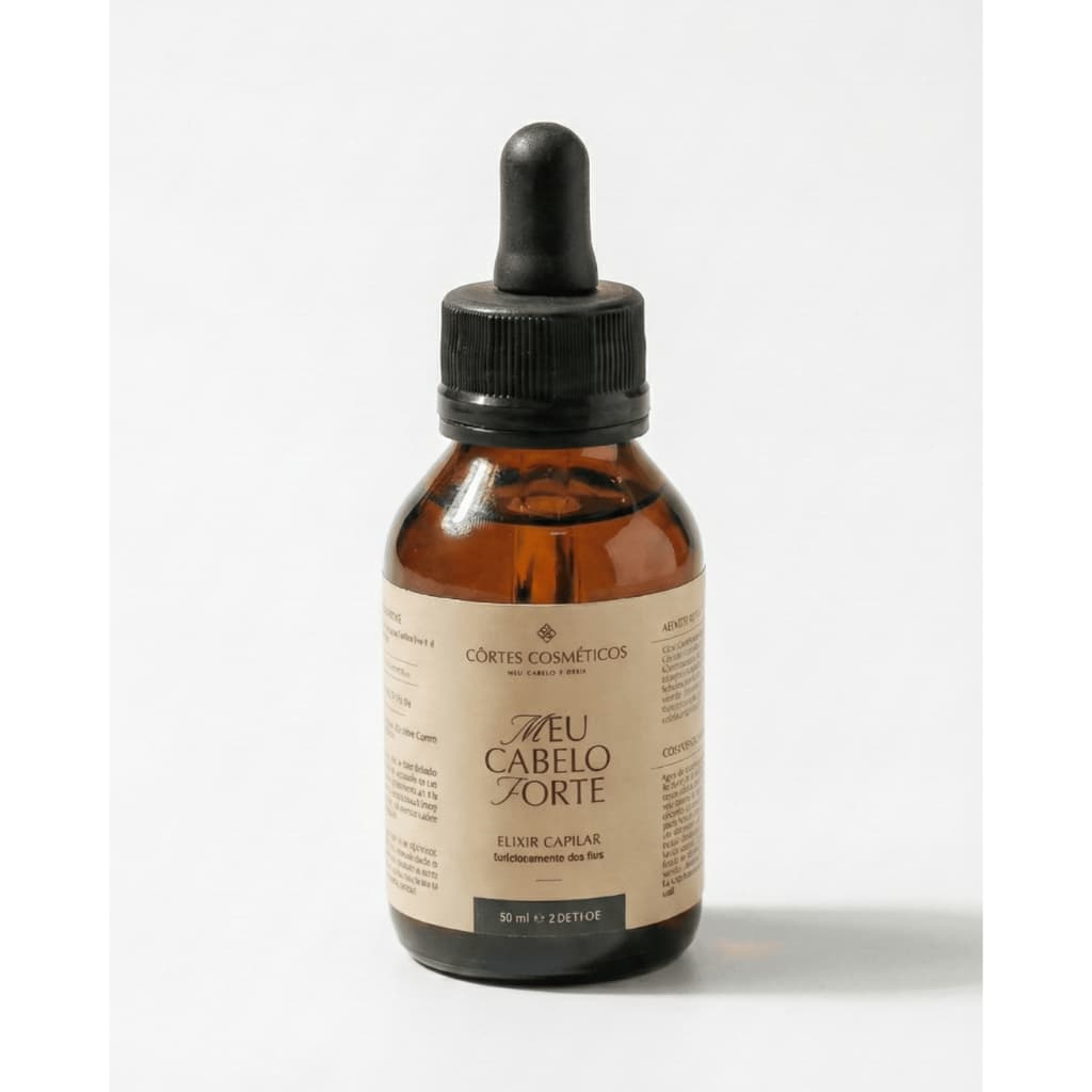 Tônico Capilar Crescimento Rápido e Antiqueda | Meu Cabelo Forte 60ml | Fortalecedor Natural Vegano