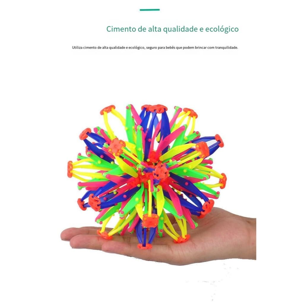Brinquedo Telescópico de Plástico Arco-íris Expandível para Crianças - Alívio de Esforço e Estresse