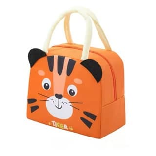 Animal bonito Isolado Térmico Personalizado Animal Impressão Sacolas Refrigerador Piquenique Food Lunch Box Bag