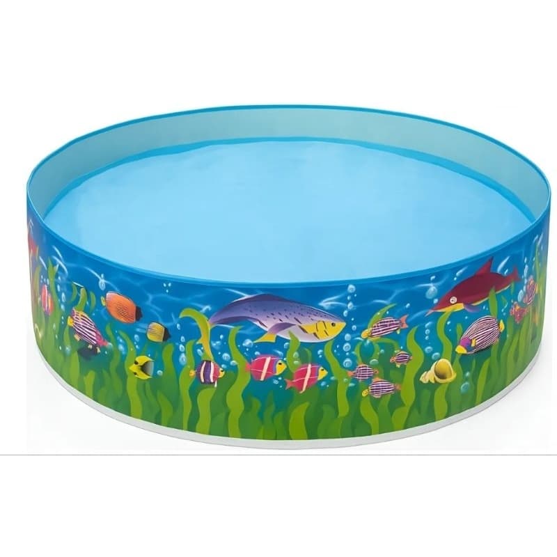 Piscina Infantil 1000 Litros Bel Semirrigida Em Pvc Facil de usar