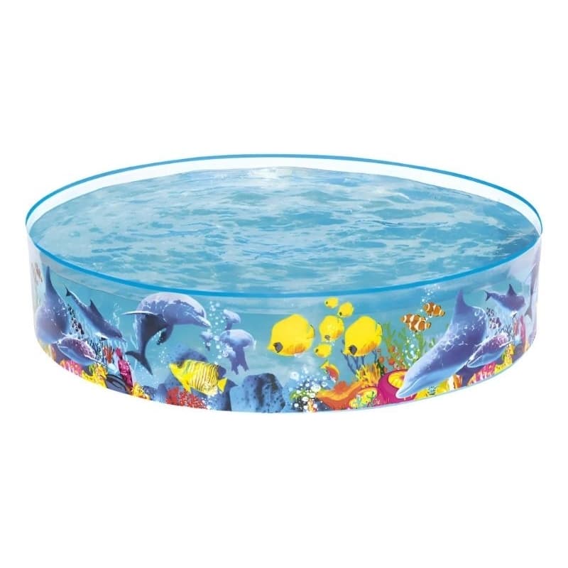Piscina Infantil Semirrigida 500 Litros Bel Piscininha Portatil