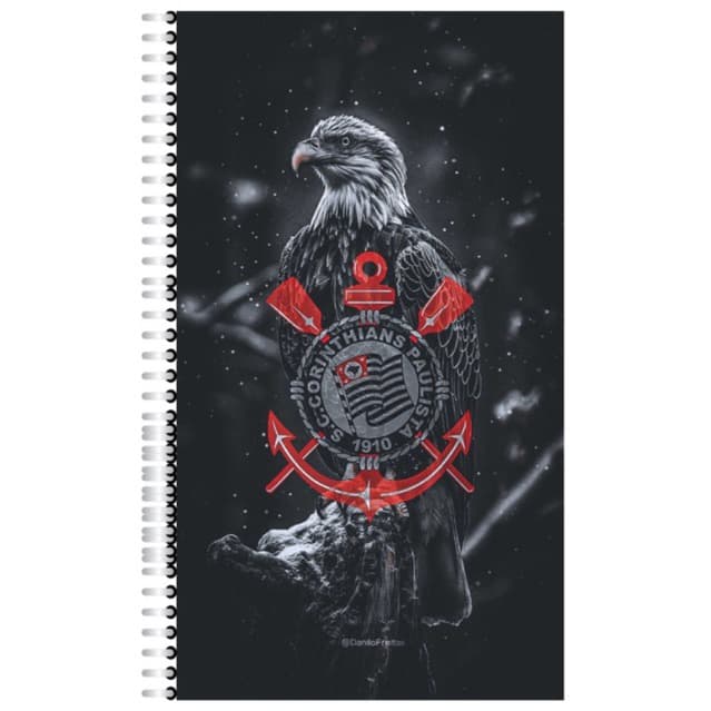Caderno Universitário Corinthians 80 Folhas