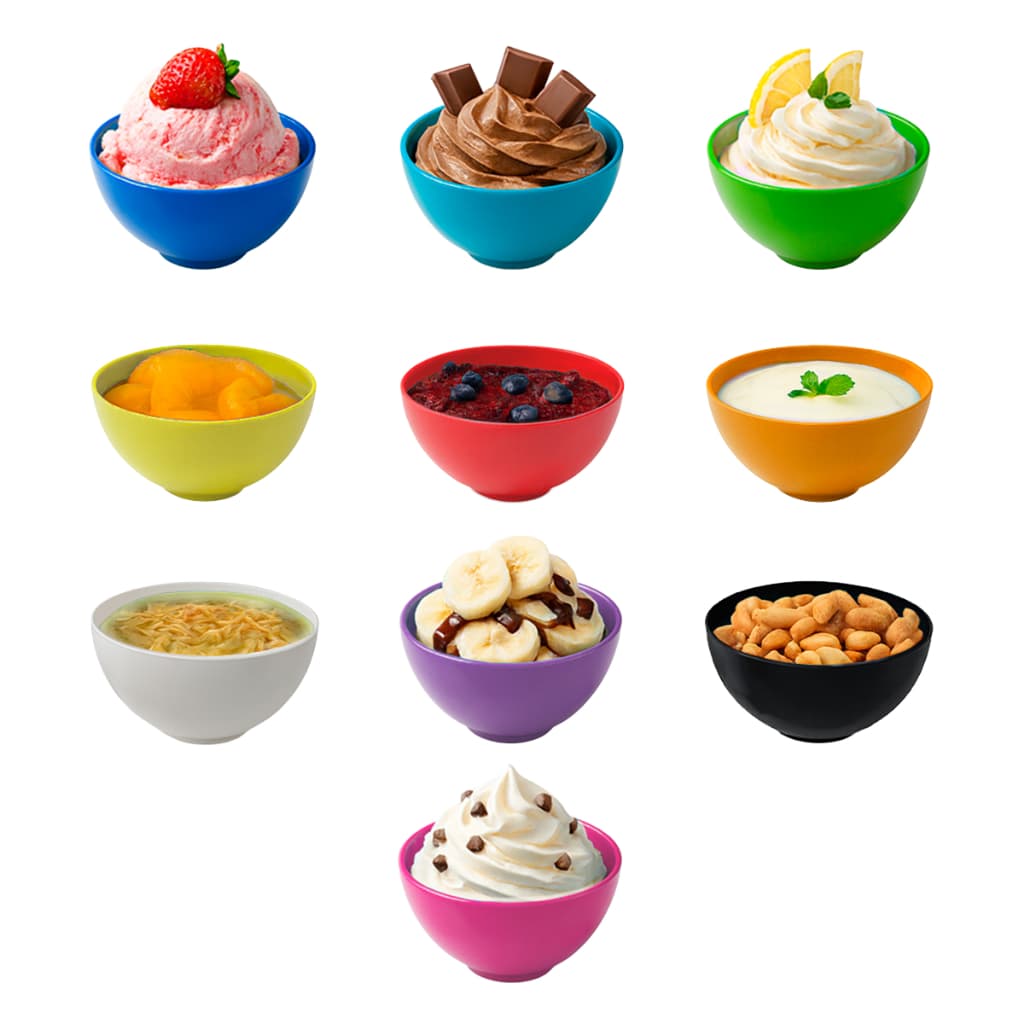 Kit 30 Peças Potes Tigelas Bowl Sobremesa Sorvete Açai Pudim Bolo  Pavê 380ml