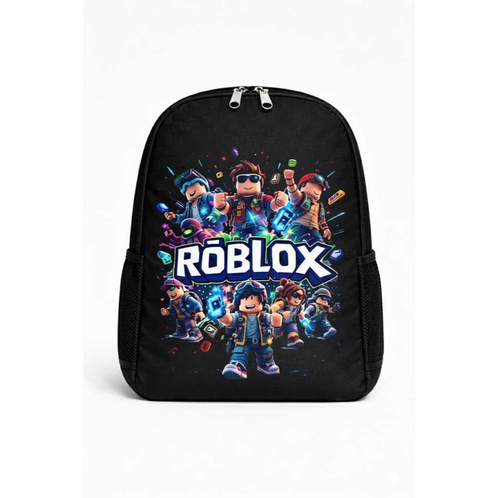 Mochila Oxford Estampada Roblox Material Escolar Jogo Em Alta Infantil Fio Nylon Bolso Lateral 2026