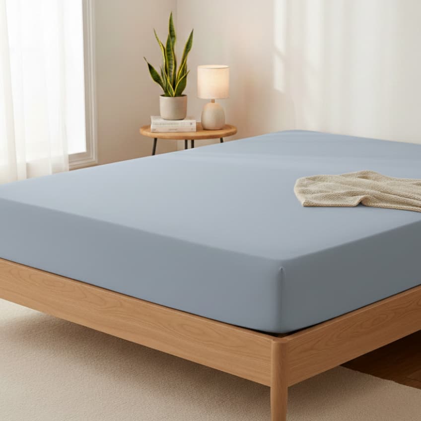 Lençol Avulso com Elástico para Cama King Size no Tecido Percal Algodão 180 Fios de Toque Macio - BM