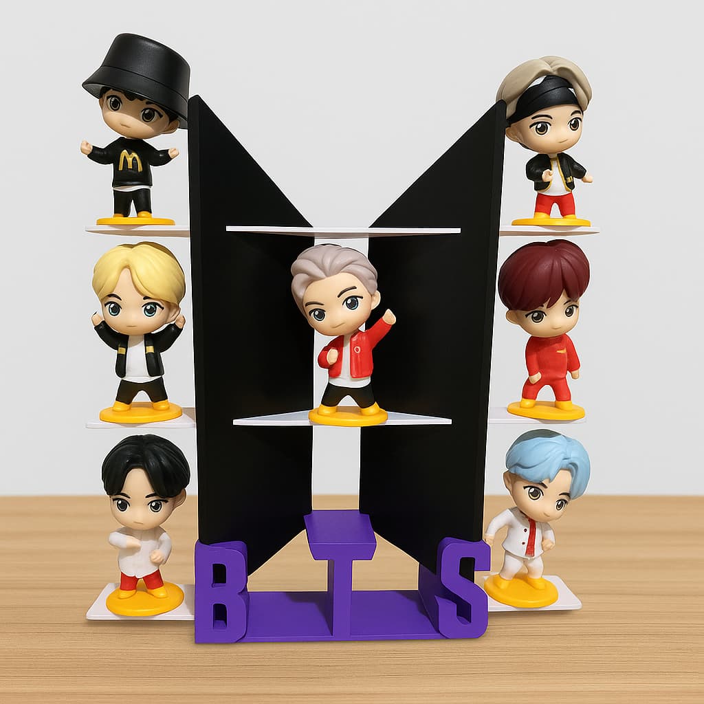 Suporte de Exposição BTS TinyTAN para Coleção – Base Decorativa