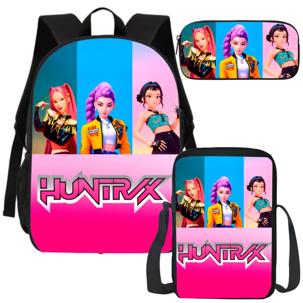 Material Escolar Mochila Estojo Lancheira Garotas Do K-pop