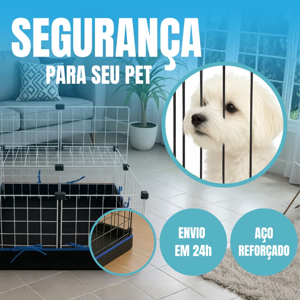 Cercado com Forro Impermeável Porquinho da Índia Coelho Jabuti Gaiola Tapete Higiênico Bandeja