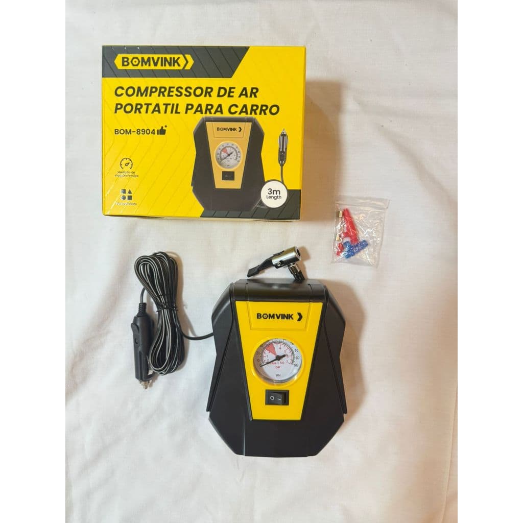 Compressor de Ar Portátil para Carro 120W