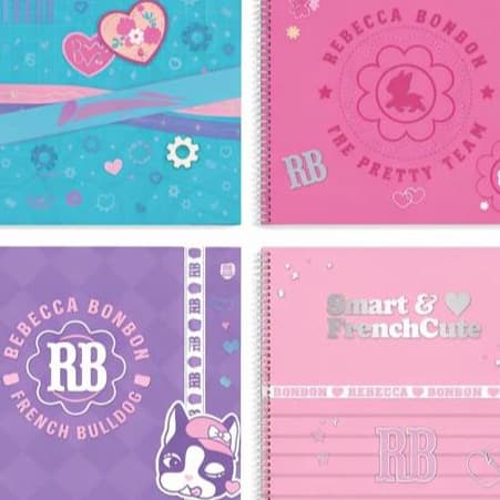 Caderno De Desenho Cartografia 60 Folhas Rebecca Bonbon Papel Branco Sortido Criativo Escolar