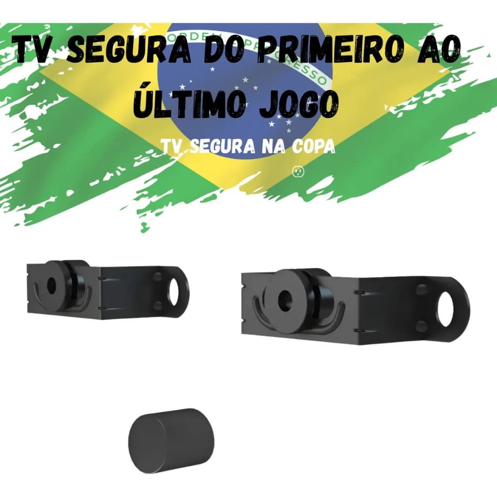 Suporte De Parede Fixo Universal Para TV 14 A 84 Polegadas Painel Laje Parede Reforçado Ate 100kg