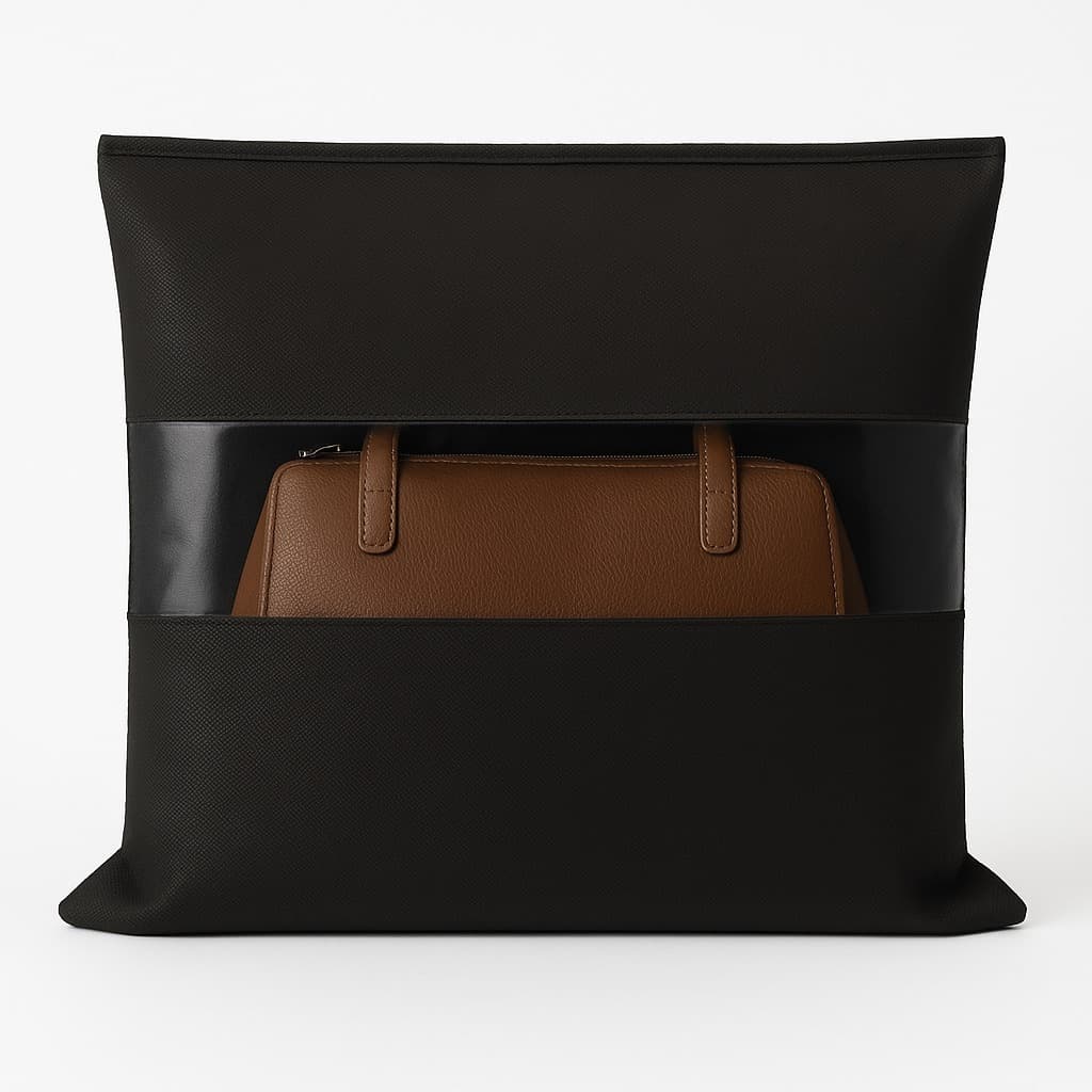 Bolsa em TNT com Zíper E Visor - 43x50 (G) kit com 30 unidades