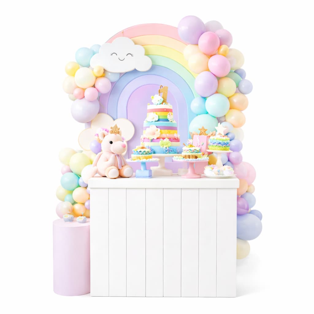 Cômoda Fake Ripada Decoração Festa Aniversário MDF Decoração Para Locação Uso Próprio Pronta Entrega