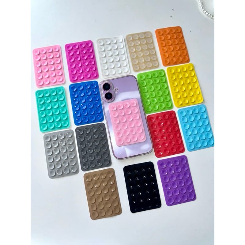 Suporte de Ventosa para Celular Adesivo com Fixação Forte Universal Colorida Apoio para Espelhos