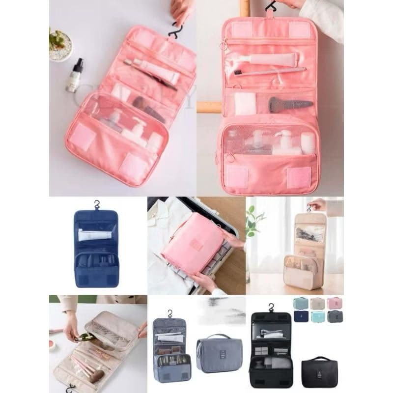 Bolsa de higiene pessoal Portátil e compacto,fácil de levar Design com divisórias,armazento categorizado