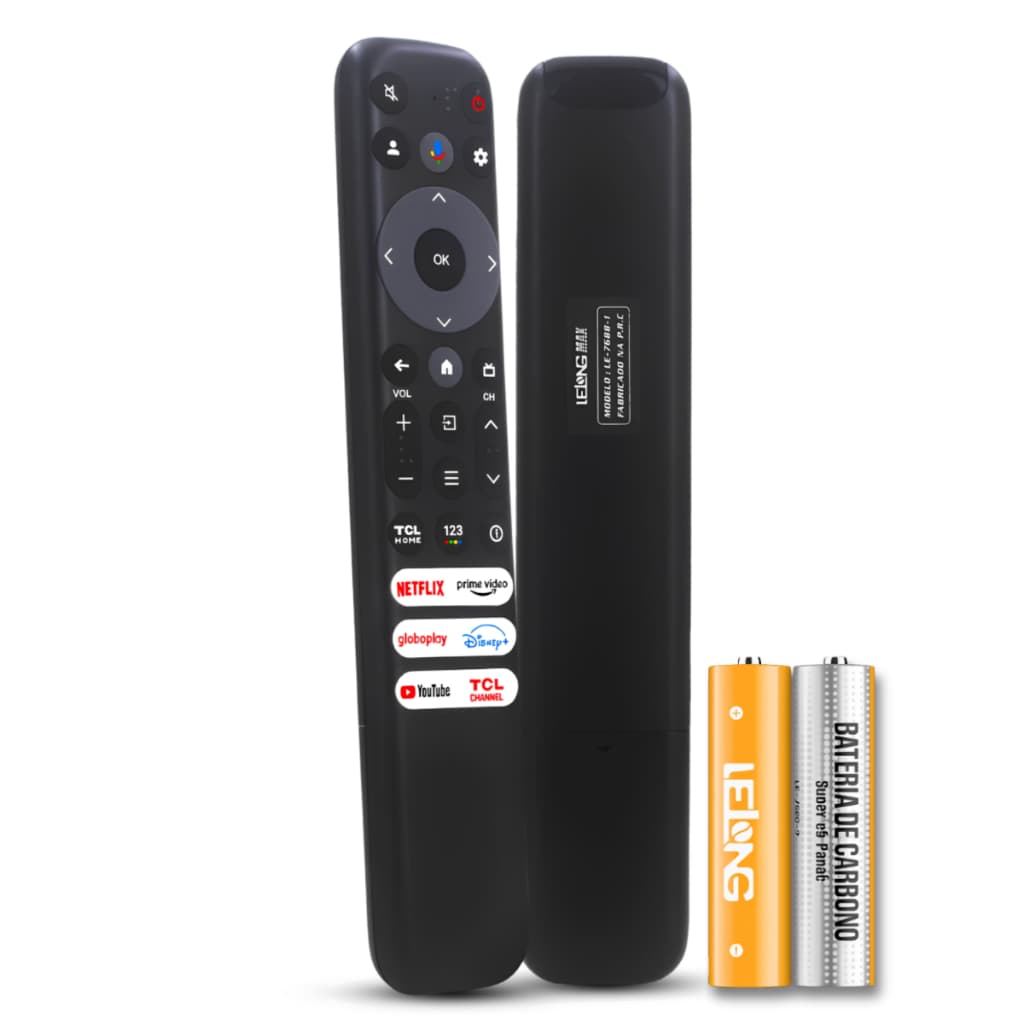 Controle Remoto Para Smart TV TCL com comando de voz