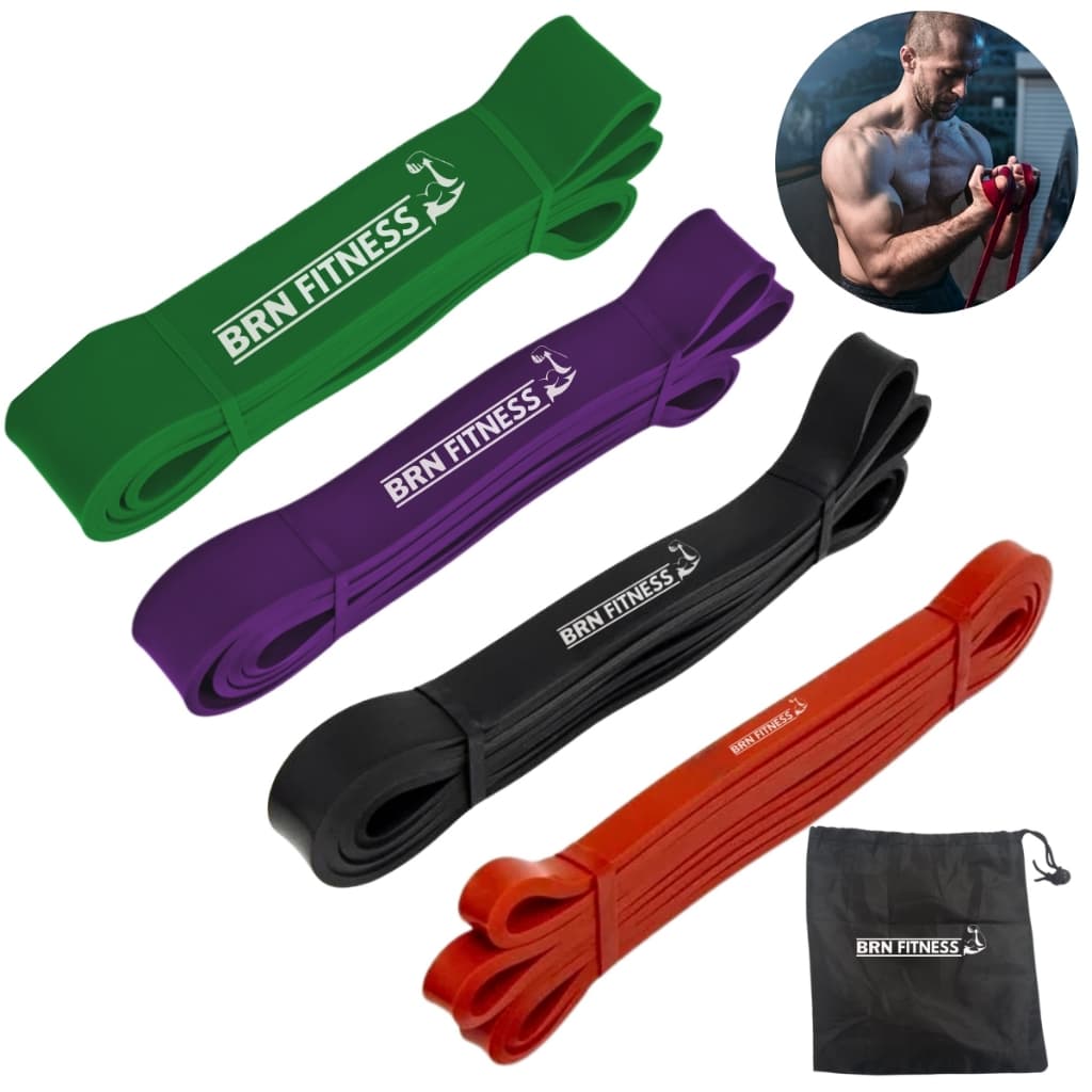 Kit Super Band Fitness Top Elástico Borracha Extra Forte Extensor Funcional Exercício Sports