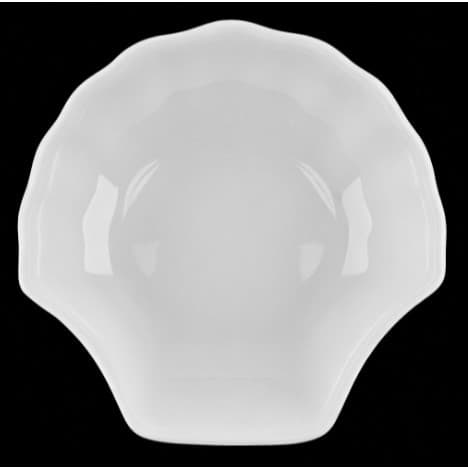Molheira Porcelana Concha 100mL Porta Molho