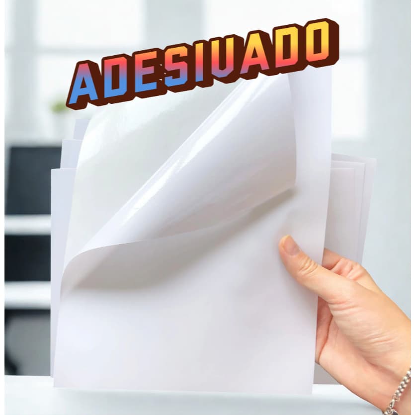 Papel Fotográfico 115g Adesivo Glossy Premium A4 Linha Neutra Masterprint - Diversas Quantidades