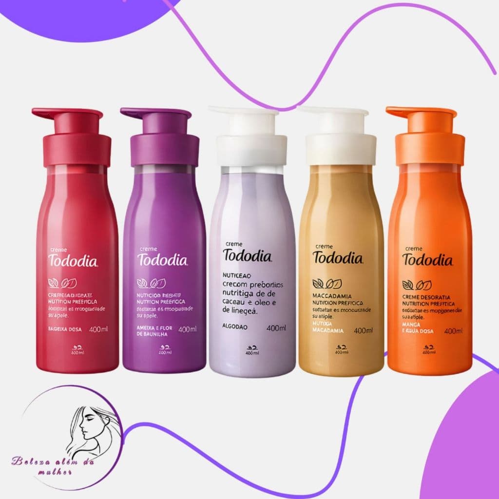 Creme Nutritivo Natura Tododia Várias Fragrâncias | 400ml – Hidratação Profunda e perfume intenso