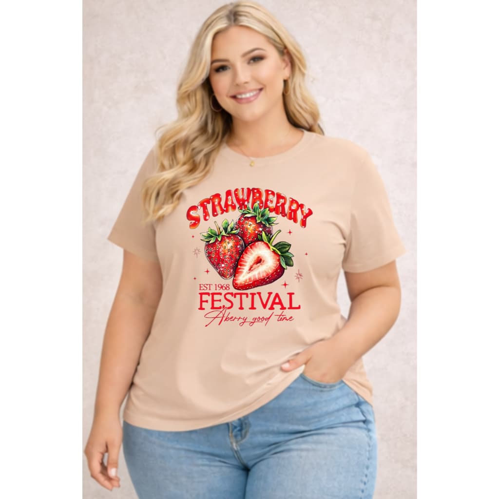 Blusa Feminina Plus Size Manga Curta 100% Algodão Malha Premium